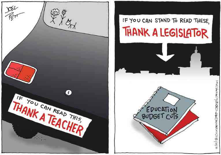 Political/Editorial Cartoon by Joel Pett, Lexington Herald-Leader, CWS/CartoonArts Intl. on In Other News