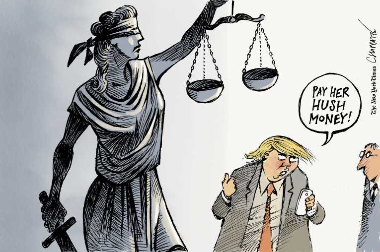 Political/Editorial Cartoon by Patrick Chappatte, International Herald Tribune on Mueller Not Fired Yet