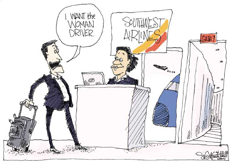 Political/Editorial Cartoon by Signe Wilkinson, Philadelphia Daily News on In Other News