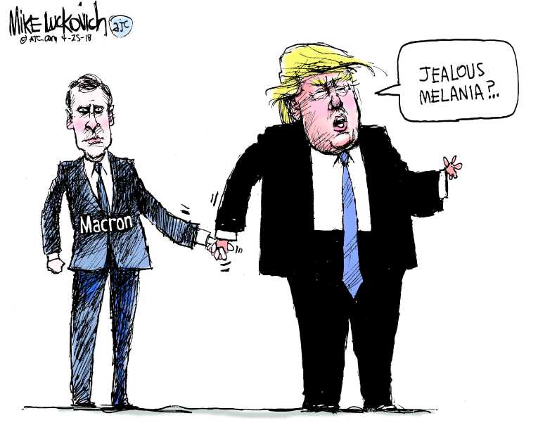 Political/Editorial Cartoon by Mike Luckovich, Atlanta Journal-Constitution on Trump to Negotiate