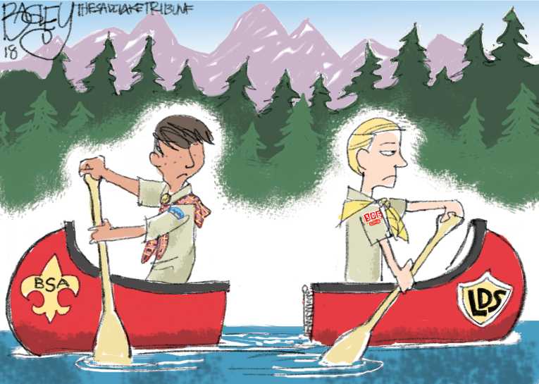 Political/Editorial Cartoon by Pat Bagley, Salt Lake Tribune on In Other News