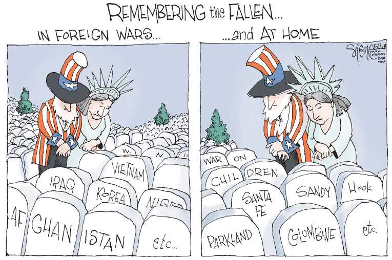 Political/Editorial Cartoon by Signe Wilkinson, Philadelphia Daily News on In Other News