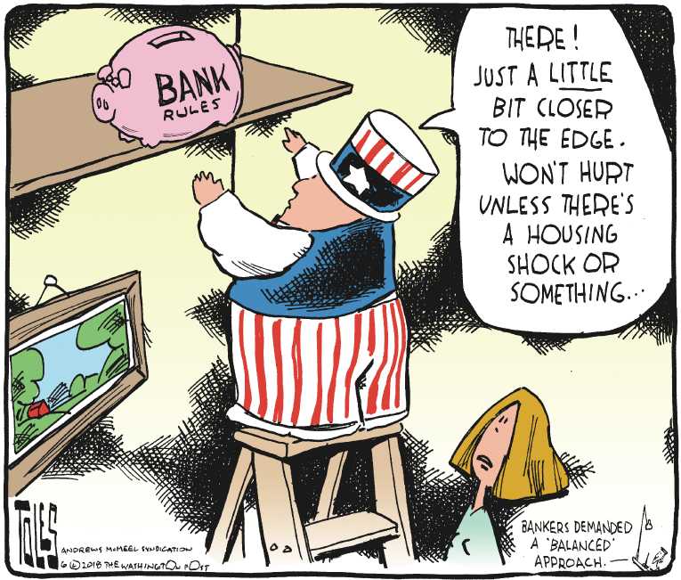 Political/Editorial Cartoon by Tom Toles, Washington Post on In Other News