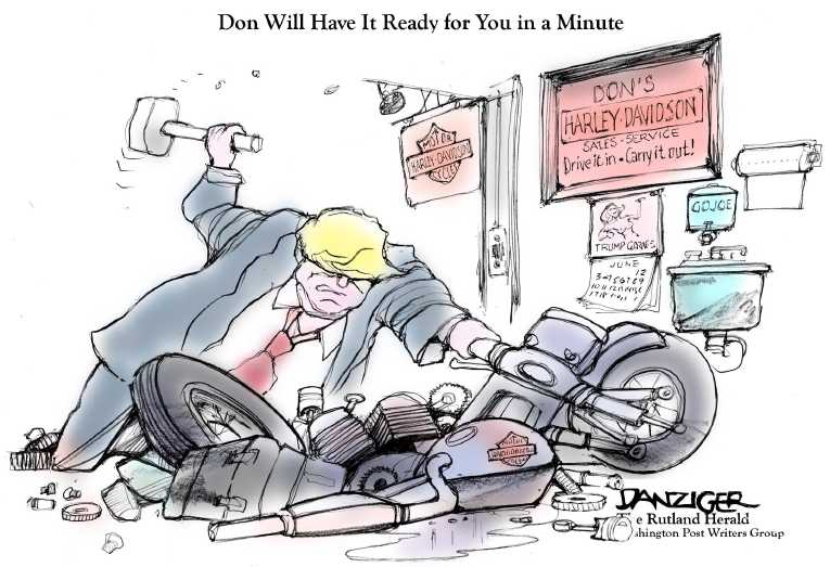 Political/Editorial Cartoon by Jeff Danziger on In Other News