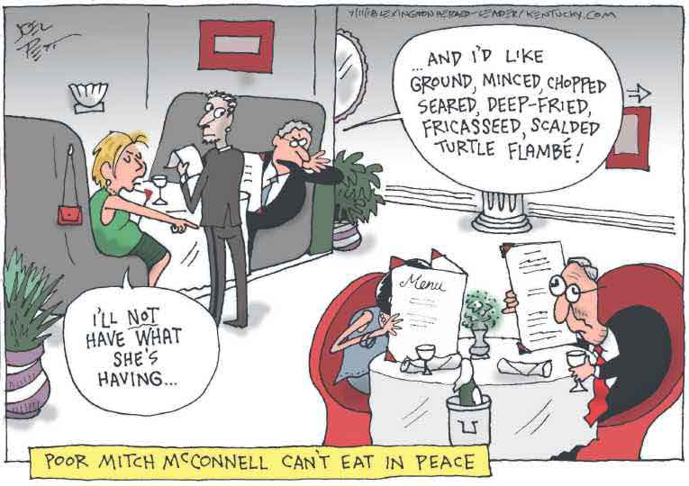 Political/Editorial Cartoon by Joel Pett, Lexington Herald-Leader, CWS/CartoonArts Intl. on In Other News