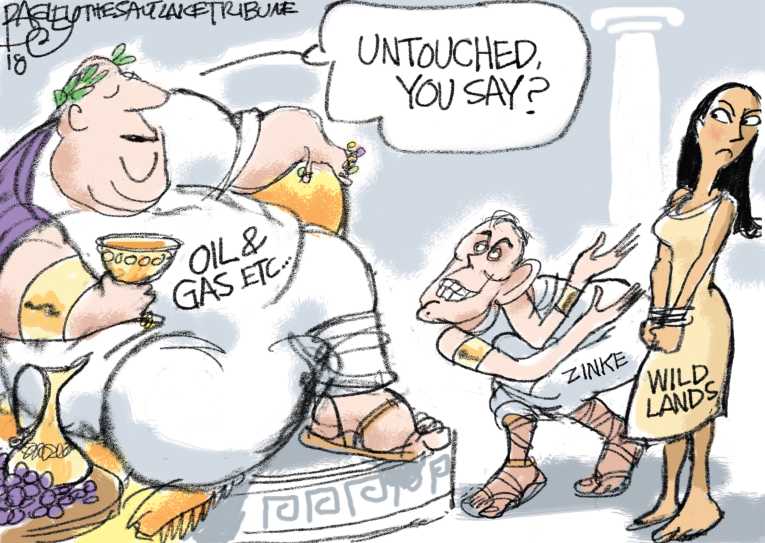 Political/Editorial Cartoon by Pat Bagley, Salt Lake Tribune on In Other News