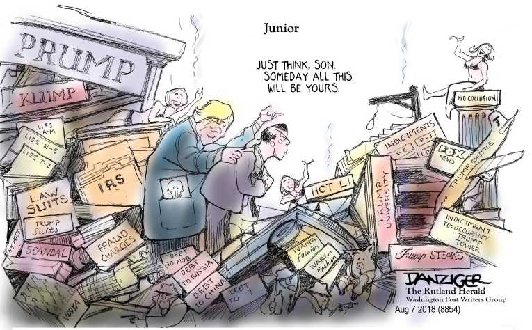 Political/Editorial Cartoon by Jeff Danziger on President Staying the Course