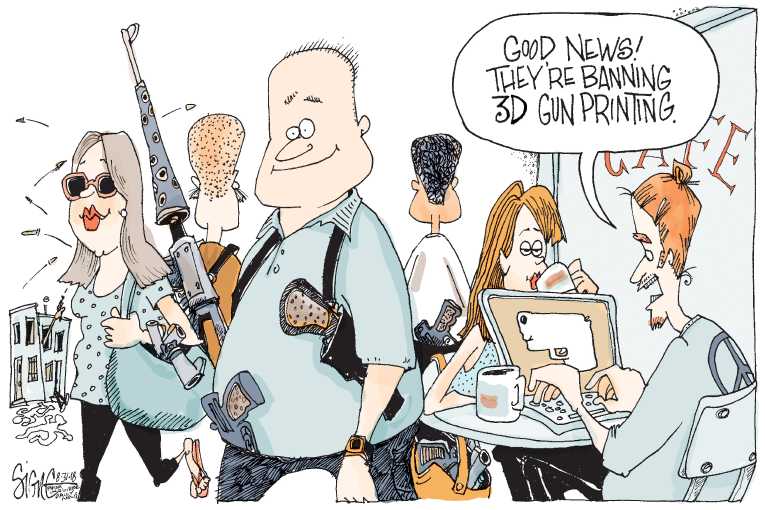 Political/Editorial Cartoon by Signe Wilkinson, Philadelphia Daily News on In Other News