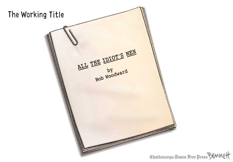 Political/Editorial Cartoon by Clay Bennett, Chattanooga Times Free Press on President “Unstable,” Insiders Say