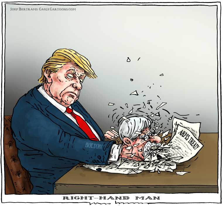 Political/Editorial Cartoon by Joep Bertrams, Het Parool, Amsterdam, Netherlands on Trump Rallies Troops