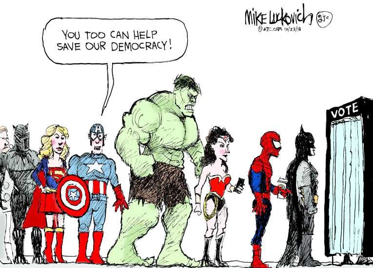 Political/Editorial Cartoon by Mike Luckovich, Atlanta Journal-Constitution on GOP Sees Path to Victory