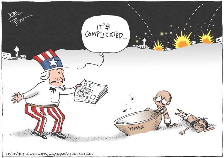 Political/Editorial Cartoon by Joel Pett, Lexington Herald-Leader, CWS/CartoonArts Intl. on In Other News