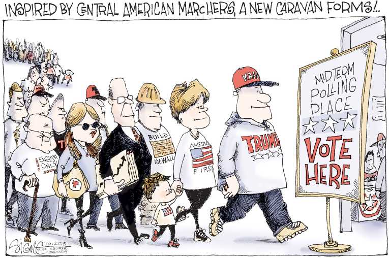 Political/Editorial Cartoon by Signe Wilkinson, Philadelphia Daily News on GOP Targets Minority Voters