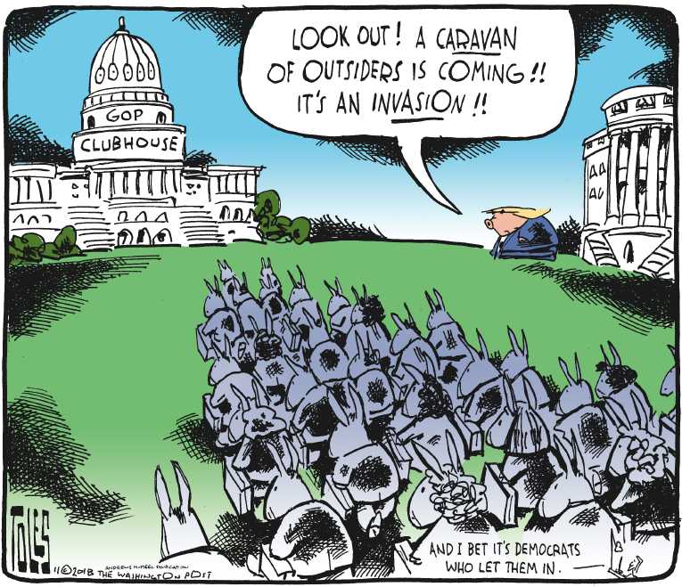 Political/Editorial Cartoon by Tom Toles, Washington Post on Dems Take Back the House