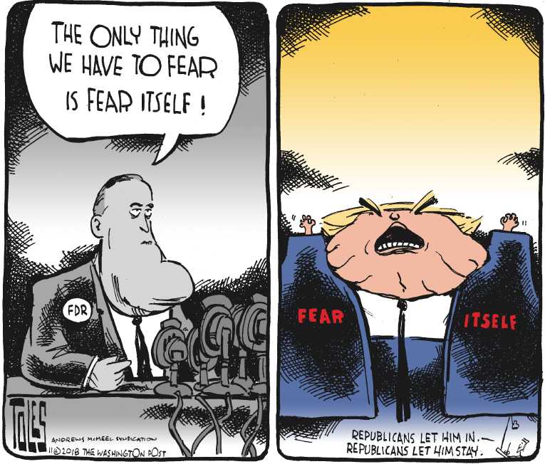 Political/Editorial Cartoon by Tom Toles, Washington Post on Trump Lying More Than Ever