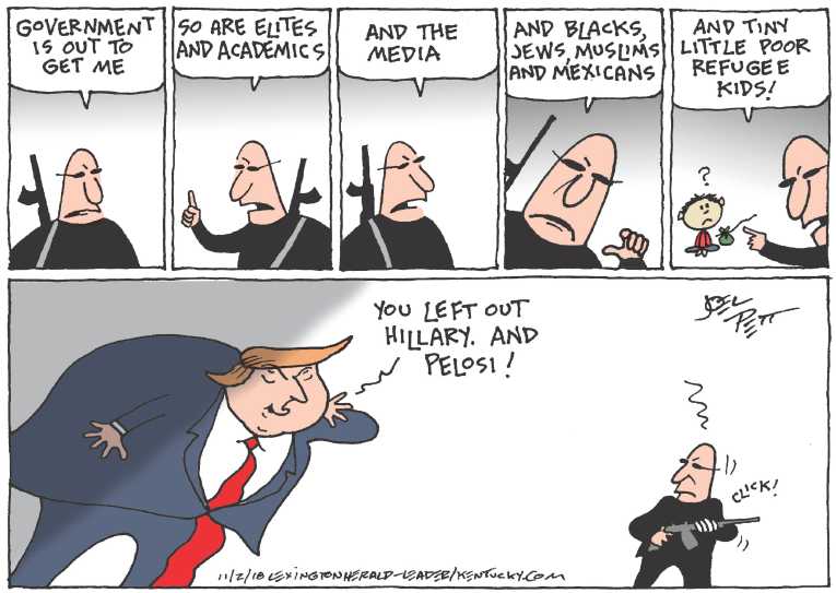 Political/Editorial Cartoon by Joel Pett, Lexington Herald-Leader, CWS/CartoonArts Intl. on Trump Lying More Than Ever