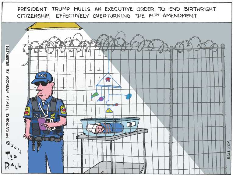 Political/Editorial Cartoon by Ted Rall on Trump Lying More Than Ever