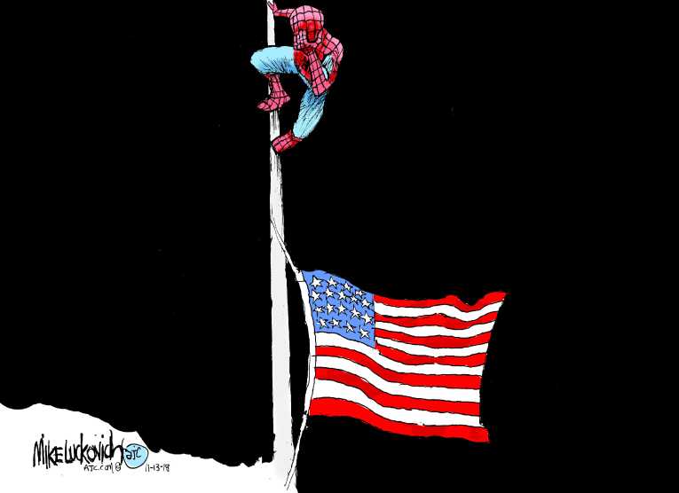 Political/Editorial Cartoon by Mike Luckovich, Atlanta Journal-Constitution on In Other News