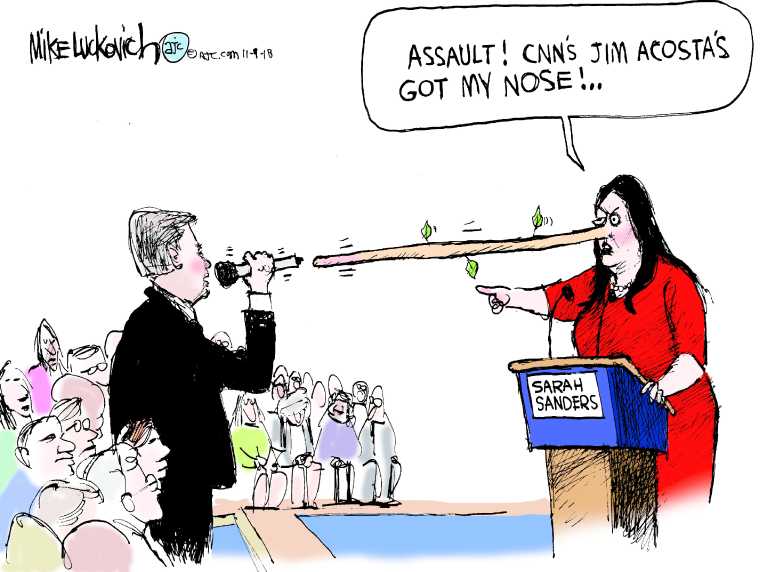 Political/Editorial Cartoon by Mike Luckovich, Atlanta Journal-Constitution on In Other News