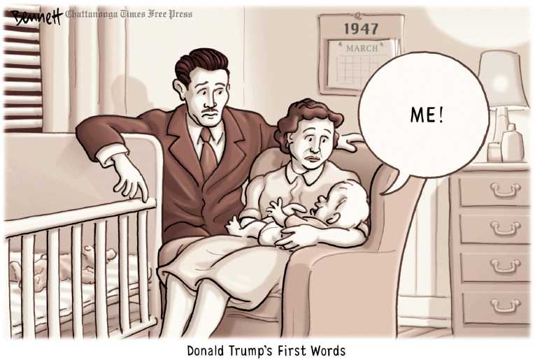 Political/Editorial Cartoon by Clay Bennett, Chattanooga Times Free Press on In Other News