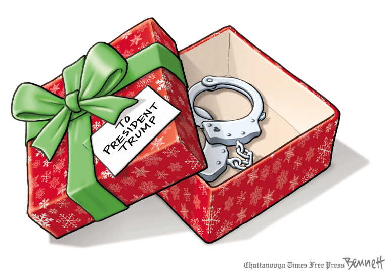 Political/Editorial Cartoon by Clay Bennett, Chattanooga Times Free Press on World Celebrates Holidays