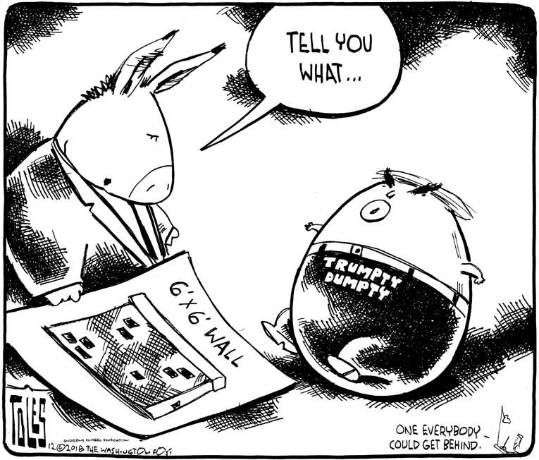 Political/Editorial Cartoon by Tom Toles, Washington Post on President Vows to Fight Back