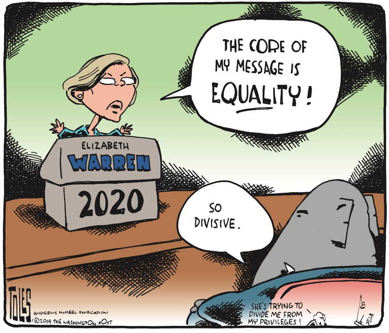 Political/Editorial Cartoon by Tom Toles, Washington Post on Dems Take Over House