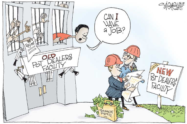 Political/Editorial Cartoon by Signe Wilkinson, Philadelphia Daily News on In Other News