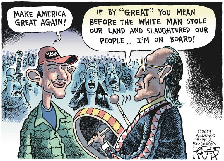 Political/Editorial Cartoon by Rob Rogers on In Other News