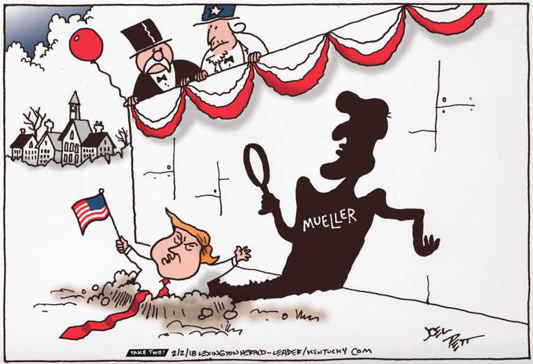 Political/Editorial Cartoon by Joel Pett, Lexington Herald-Leader, CWS/CartoonArts Intl. on In Other News