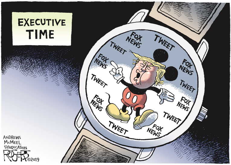 Political/Editorial Cartoon by Rob Rogers on President Seeks More Authority