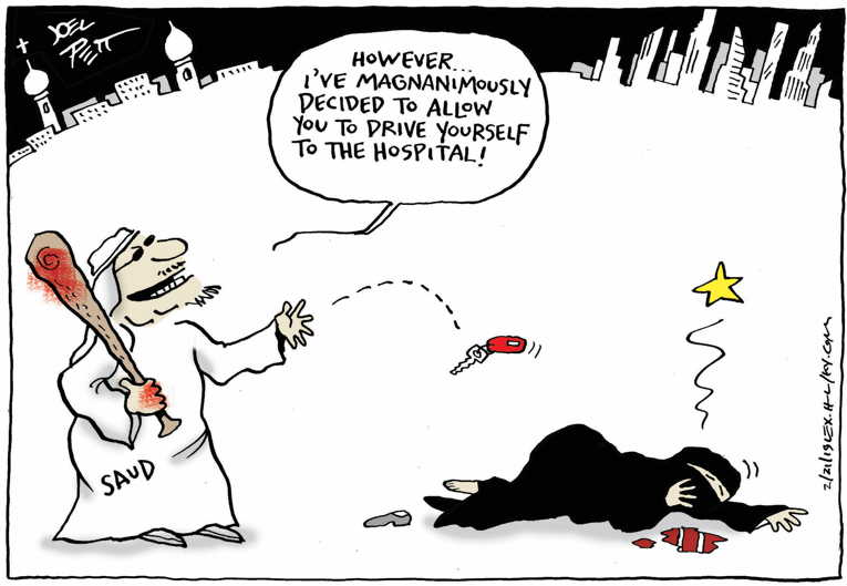 Political/Editorial Cartoon by Joel Pett, Lexington Herald-Leader, CWS/CartoonArts Intl. on In Other News