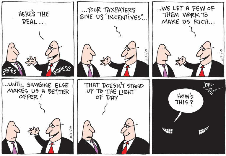 Political/Editorial Cartoon by Joel Pett, Lexington Herald-Leader, CWS/CartoonArts Intl. on Economy for Rich Booming