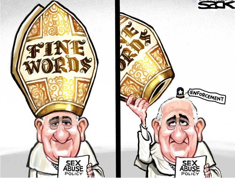 Political/Editorial Cartoon by Steve Sack, Minneapolis Star Tribune on In Other News