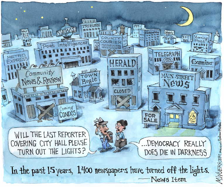 Political/Editorial Cartoon by Matt Wuerker, Politico on In Other News