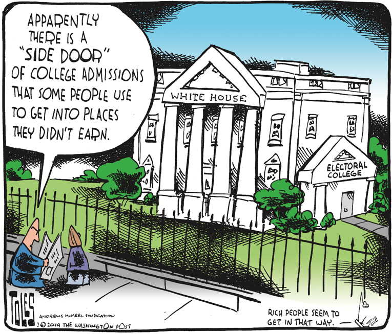 Political/Editorial Cartoon by Tom Toles, Washington Post on In Other News