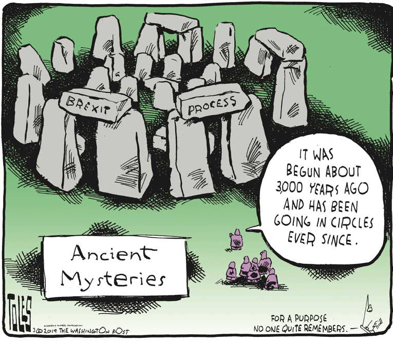 Political/Editorial Cartoon by Tom Toles, Washington Post on In Other News