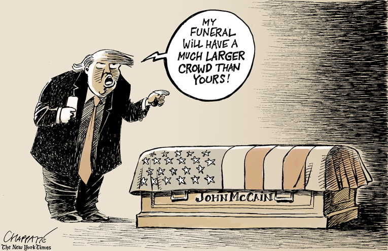 Political/Editorial Cartoon by Patrick Chappatte, International Herald Tribune on President Riding High