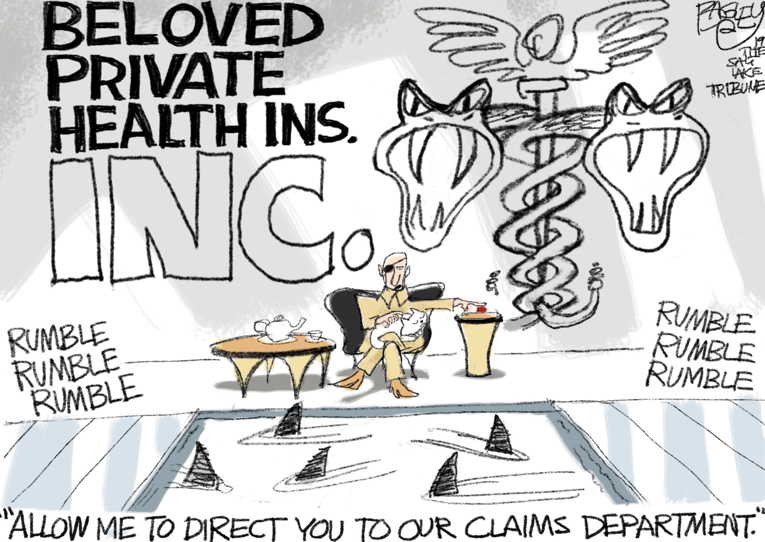 Political/Editorial Cartoon by Pat Bagley, Salt Lake Tribune on In Other News