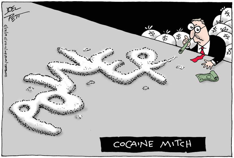 Political/Editorial Cartoon by Joel Pett, Lexington Herald-Leader, CWS/CartoonArts Intl. on In Other News