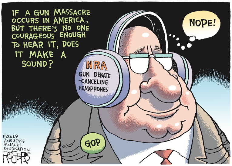 Political/Editorial Cartoon by Rob Rogers on In Other News