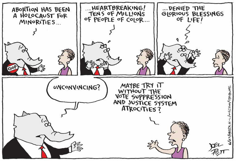 Political/Editorial Cartoon by Joel Pett, Lexington Herald-Leader, CWS/CartoonArts Intl. on In Other News