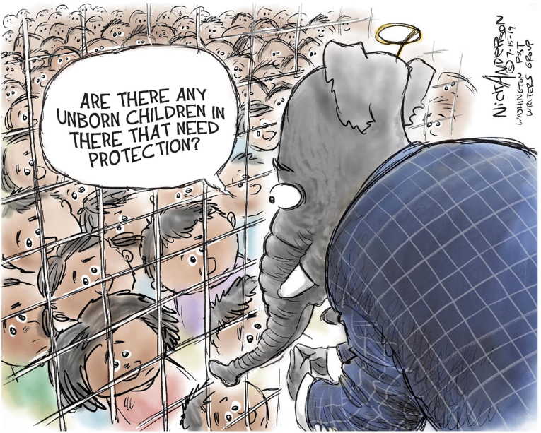 Political Cartoon on 'President Cracks Down' by Nick Anderson, Houston ...