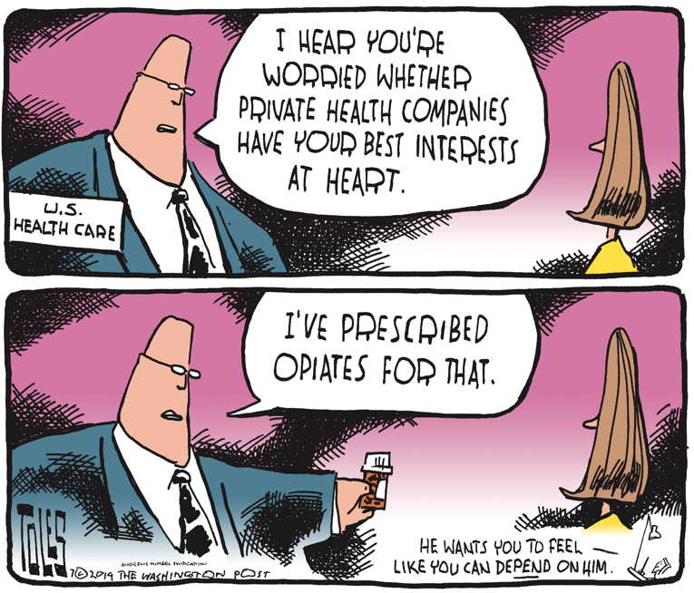 Political/Editorial Cartoon by Tom Toles, Washington Post on In Other News