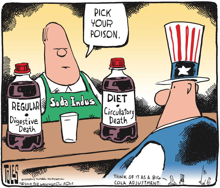 Political/Editorial Cartoon by Tom Toles, Washington Post on Dangerous Drug Targeting Youth