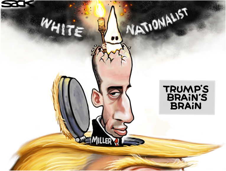 Political/Editorial Cartoon by Steve Sack, Minneapolis Star Tribune on Trump Loyalists Double Down