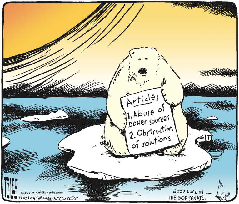 Political/Editorial Cartoon by Tom Toles, Washington Post on In Other News