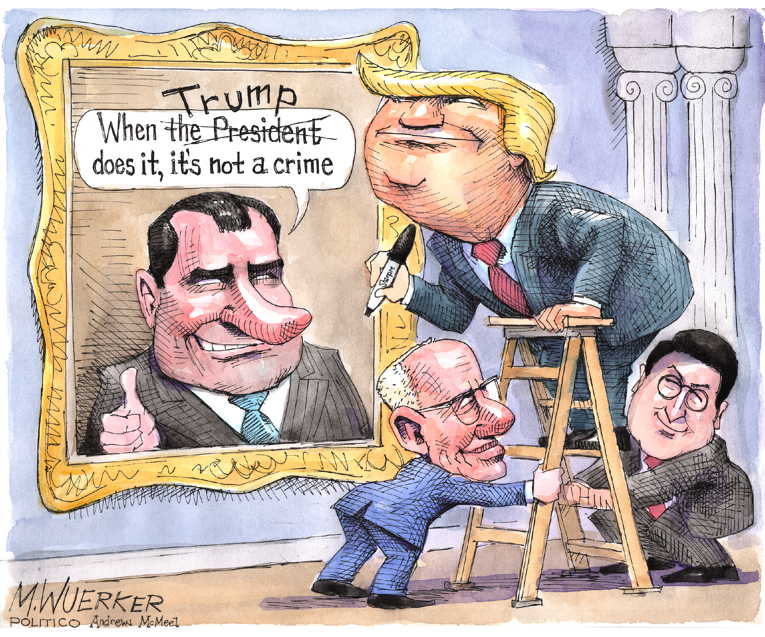 Political/Editorial Cartoon by Matt Wuerker, Politico on Trump Lawyers Astound