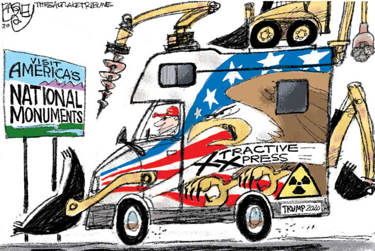 Political/Editorial Cartoon by Pat Bagley, Salt Lake Tribune on In Other News