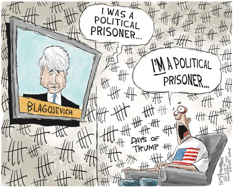 Political/Editorial Cartoon by Nick Anderson, Houston Chronicle on In Other News